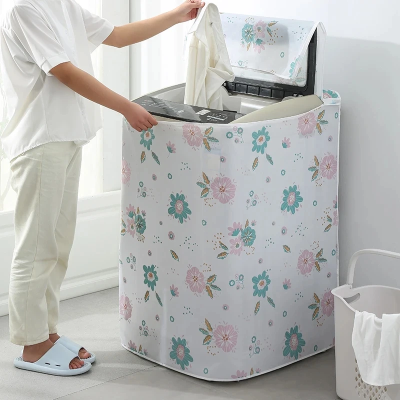 Washing Machine Cover PEVA Recyclable Print Multi-function