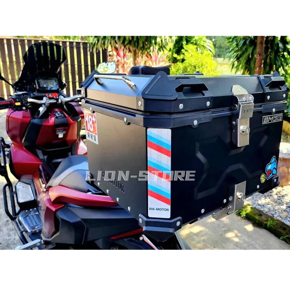 Porte-bagages Arrière Moto SYM Husky ADV 150 2023-2024 - Alliage Aluminium Noir - Installation Facile