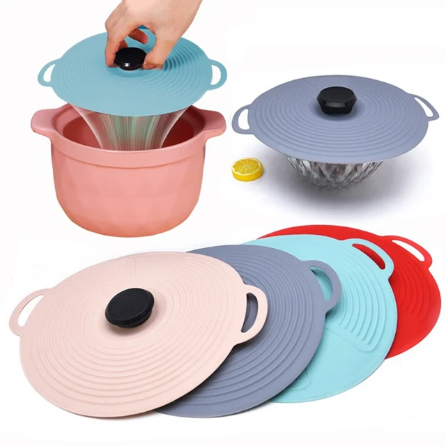 Cooking Silicone Pot Cover Lid  Cover Silicone Kitchen Gadgets - Reusable  Silicone - Aliexpress
