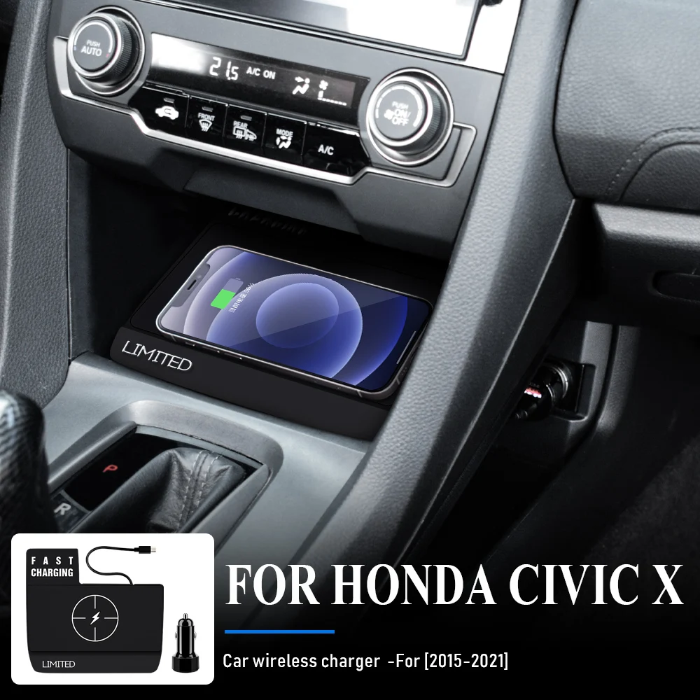 for Honda Civic X 10th 11th Gen 2016-2023 Mobile Phone Fast