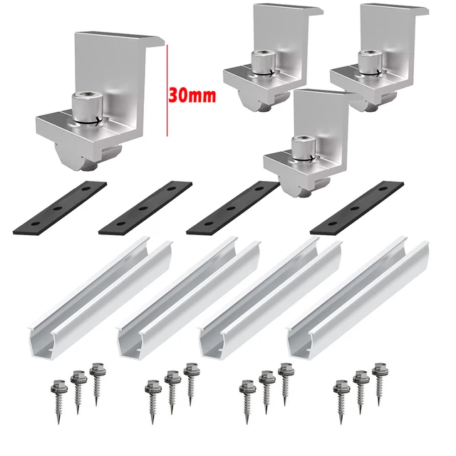 35mm module end clamp ALU for solar modules, photovoltaic PV assembly