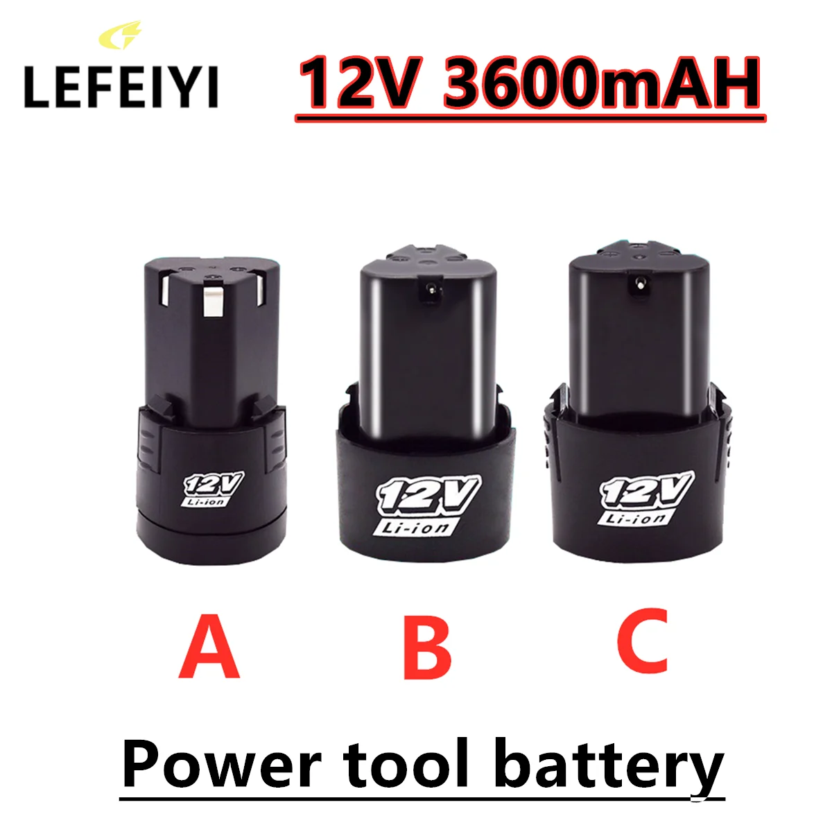 Universal12V3600mAHRechargeableLiionLithiumBatteryForPower