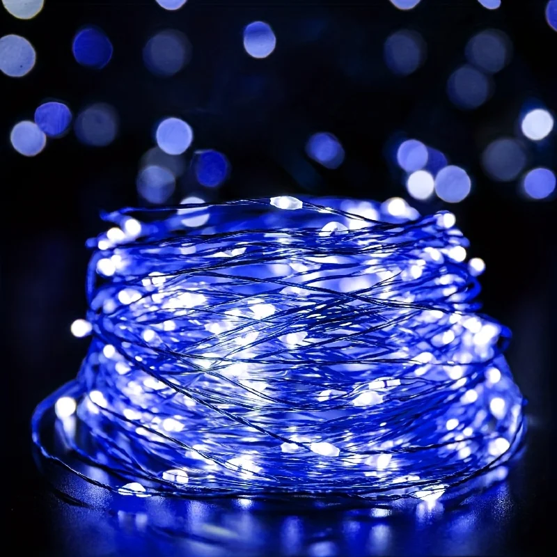 รูปสินค้า สายไฟ LED Fairy Light ยาว 50-300 เมตร กันน้ำ ใช้ตกแต่งได้ทุกเทศกาล