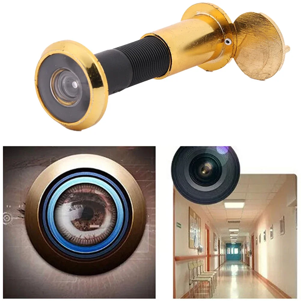220 Degree Door Peephole Viewer Wide Angle Eye Sight Hole Glass Lens Door Camera Bell Outdoor Monitor