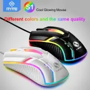 

RYRA S1 Gaming Mouse 7 Colors LED Backlight Ergonomics USB Wired Gamer Mouse Flank Cable Optical Mice Gaming Mouse For PC Laptop