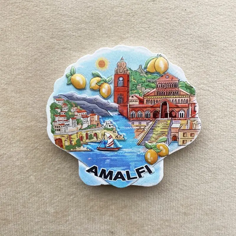 3D Arezzo Toscane Italië Koelkast Magneet Reizen Souvenir Koelkast Decoratie Magnetische Sticker Handgeschilderde Craft