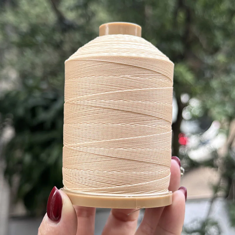 초대형 롤 원형 왁스 실 수제 DIY 직조 고급 가죽 재봉실 엉킴 없는 고품질 폴리에스터 소재