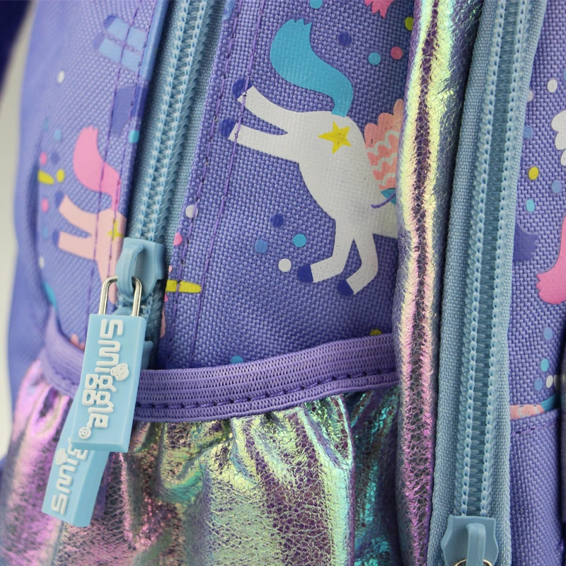 Australia Original Smiggle Baby Schoolbag Girl Cartoon Unicorn Shoulder Children's Backpack Kindergarten Small Class 1-4 Year