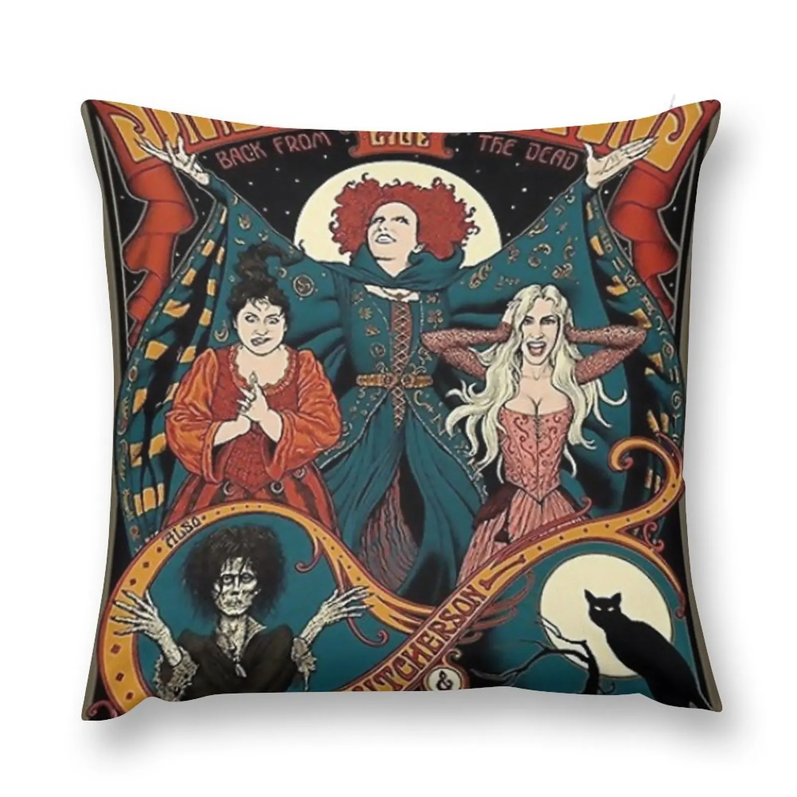 

HQ(high Quality)sanderson sisters tour poster Throw Pillow Cusions Cover Throw Pillow Luxury Pillow Case