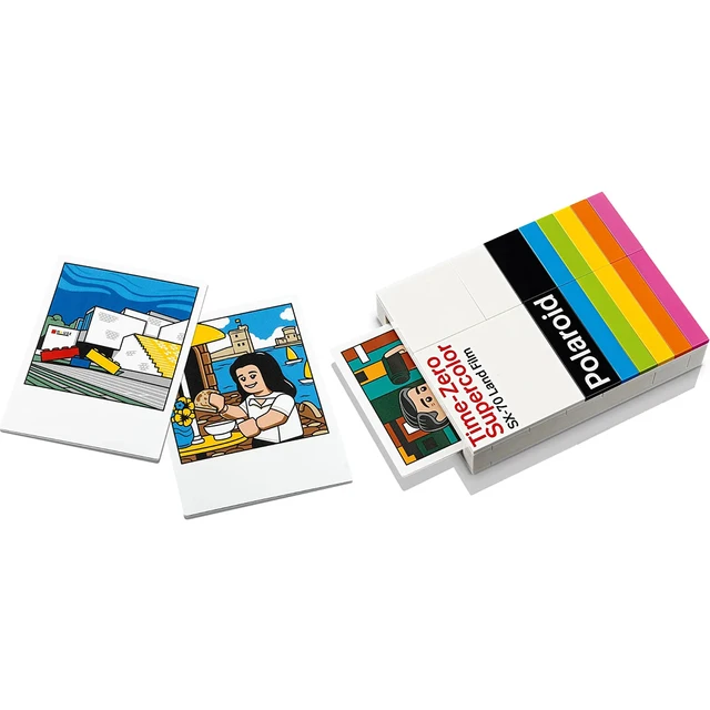 Construa sua própria Câmera Polaroide Criativa com o Conjunto de Blocos de Montar Ideas Polaroid OneStep SX-70 2 Conjunto de Blocos de Montar Polaroid OneStep SX-70 Ideas