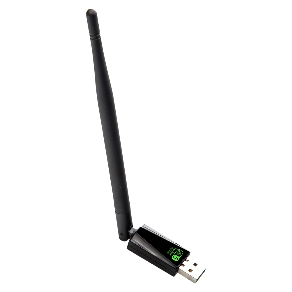 650Mbps 듀얼 밴드 2.4G+5G WiFi 어댑터 드라이버 무료 USB 2.0 WiFi5 무선 네트워크 카드 데스크탑 노트북 PC용 5dBi 안테나