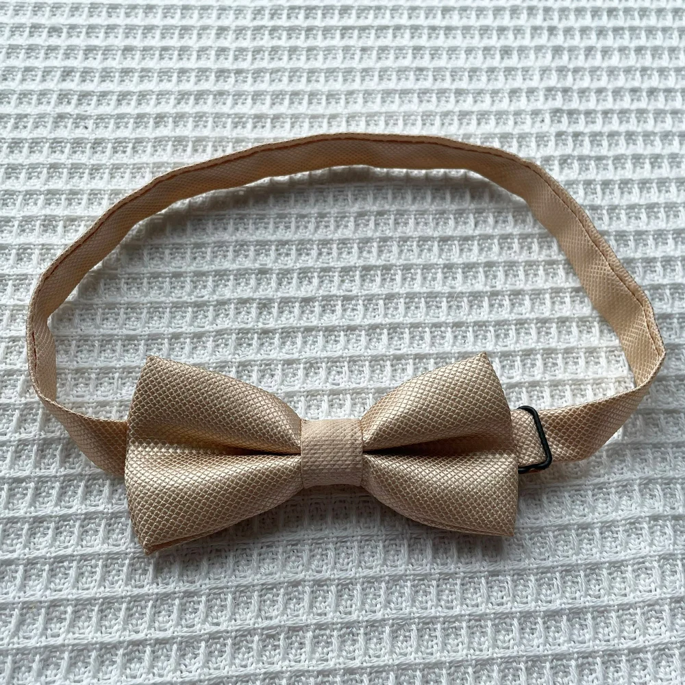 Kids Bowtie For Boys Gril Baby Children Solid Color Plaid Design Bow Tie Reusable Business Fashion Bow Tie Accessories