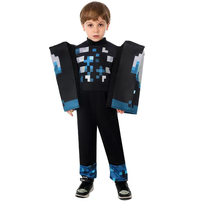 Minecraft Kids Costume Superjail Cosplay The Warden Cosplay