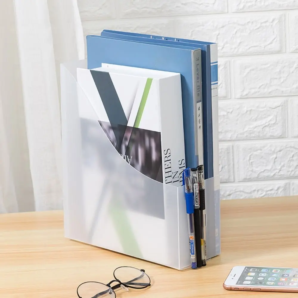 Sundries Storage Box Folding File Storage Box Paper Organizer Desktop Organizer File PP Plastic Minimalism storage box file organizer