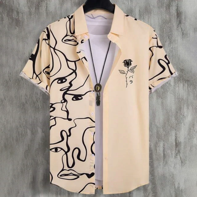 3d Abstract Casual Hawaiian Shirts 1