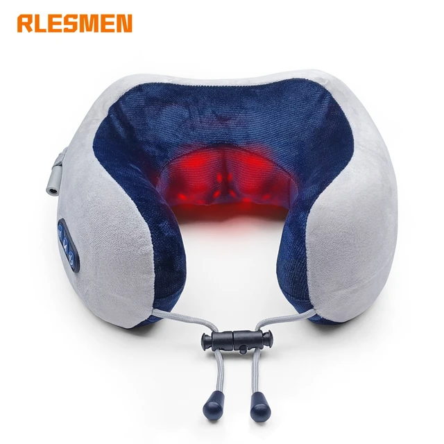 RLESMEN Electric Neck Massager U Shaped Pillow Multifunctional Portable Massage  Pillow Cervical Massager Travel Home Car Relax - AliExpress