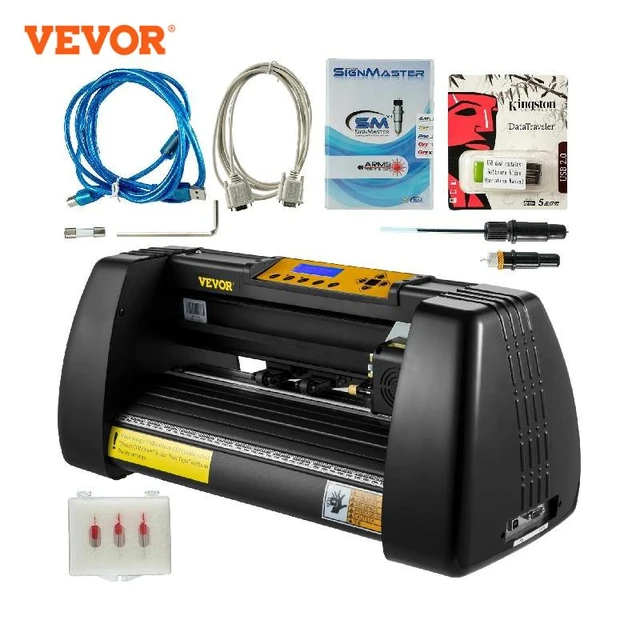 VEVOR Vinyl Cutter 34 in. Paper Feed Cutting Machine Floor Stand