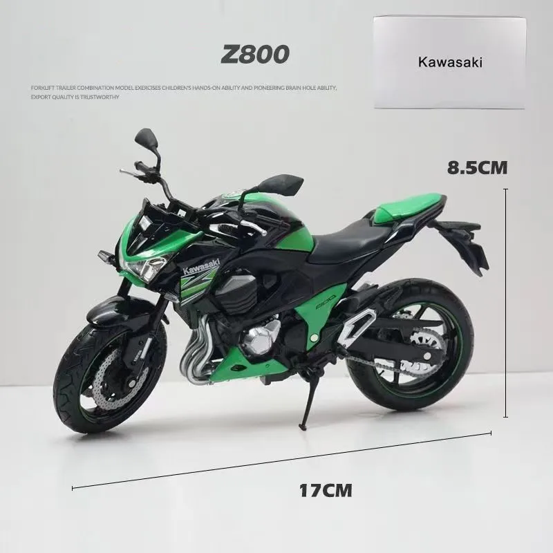 1/12 Kawasaki Ninja Z800 Racing Cross-country Motorcycle Model
