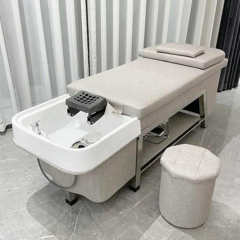 Shower Head Shampoo Chair Hair Stylist Water Circulation Shampoo Bed Wash Hair Salon Silla Peluqueria Salon Furniture MQ50SC 3
