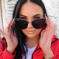 Luksusowe okulary przeciwsłoneczne Cat Eye kobiety luksusowy gatunku projektanta rocznika okulary gradientowe Retro Cateye okulary przeciwsłoneczne okulary damskie UV400 4