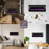 Electric Fireplace - 54 Inch No Heat Wall Mounted Fireplace With LED Flames Stove Remote Timer Stoves Decorative Freight free 6