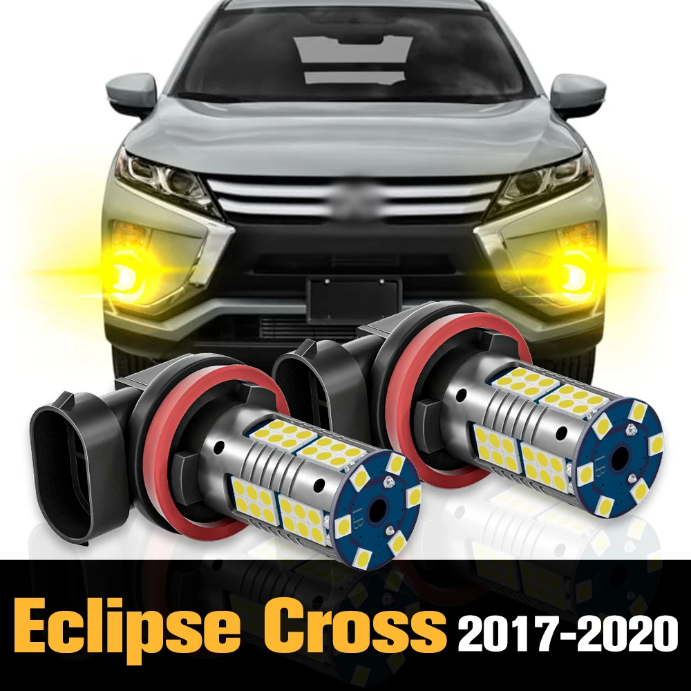 

2pcs Canbus LED Fog Light Lamp Accessories For Mitsubishi Eclipse Cross 2017 2018 2019 2020