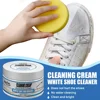 100/200g White Shoe Cleaning Cream Multi-functional Cleaning Brightening Whitening And Yellowing Maintenance Of sports Shoes 3