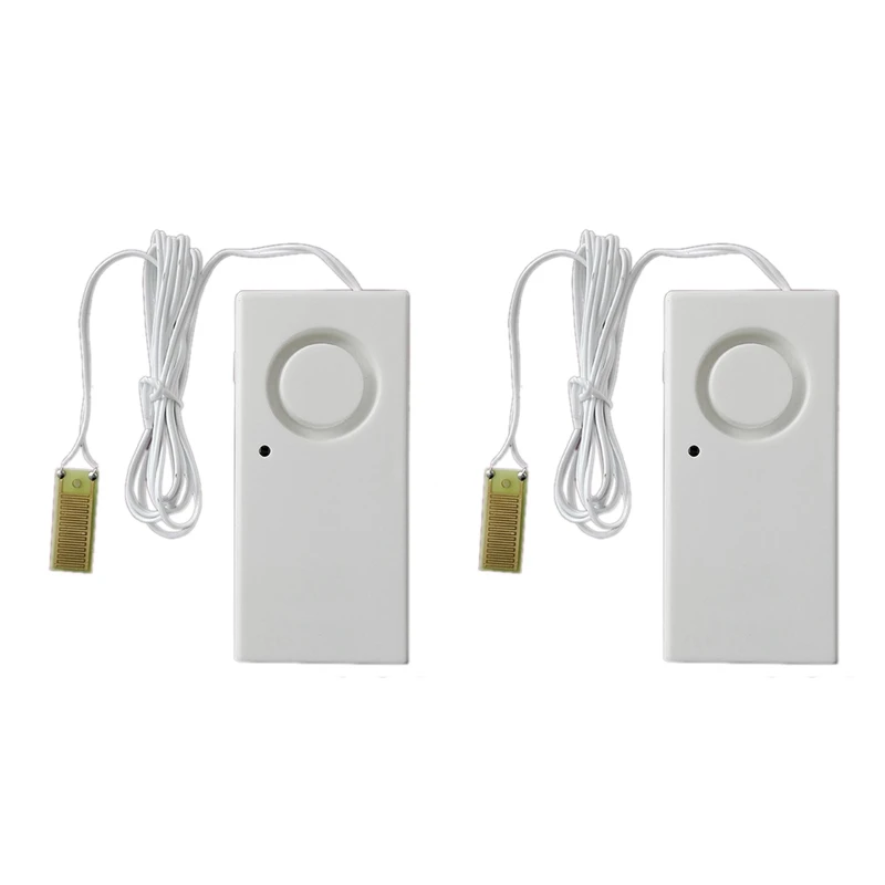 

New 2X Alarm Water Leakage Spot Alarm Detector Independent Water Leak Sensor Detection Flood Alert Overflow Security Alarm