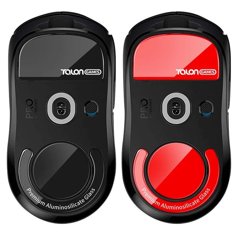 Talongames-patins de Vidro Deslizo Pés Almofadas Pés Adesivos para g Pro x Superlight Viper v2 Pro Bordas Curvas Arredondadas Pacote 1