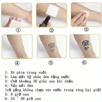 1 Sheet Spider Tattoo Sticker Waterproof and Long-lasting Temporary Tattoo 2