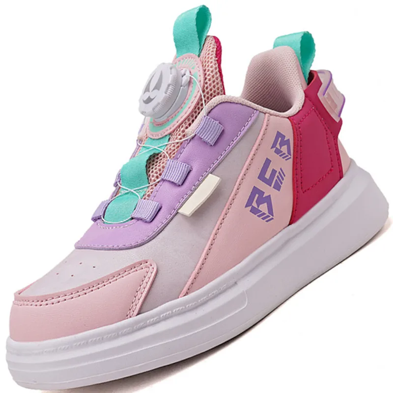 

Baby Kids Sneakers PU Leather Boys Girls Sport Shoes Super light Children Breathable Casual Running Trainers 2022 Autumn New