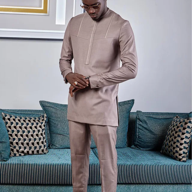 Emeka Long Sleeve Dashiki Outfit