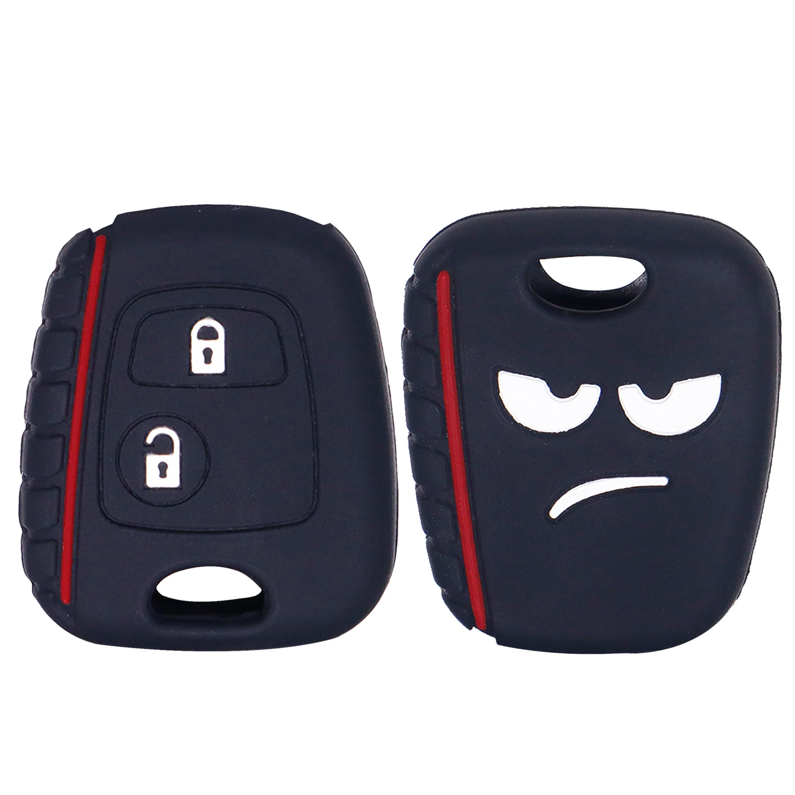 Silicone Key Cover Shell Case For Peugeot 107 206 307 207 406 408 Citroen C1 C2 C3 Berlingo Picasso Xsara Picasso Toyota Aygo key case,key case cover
