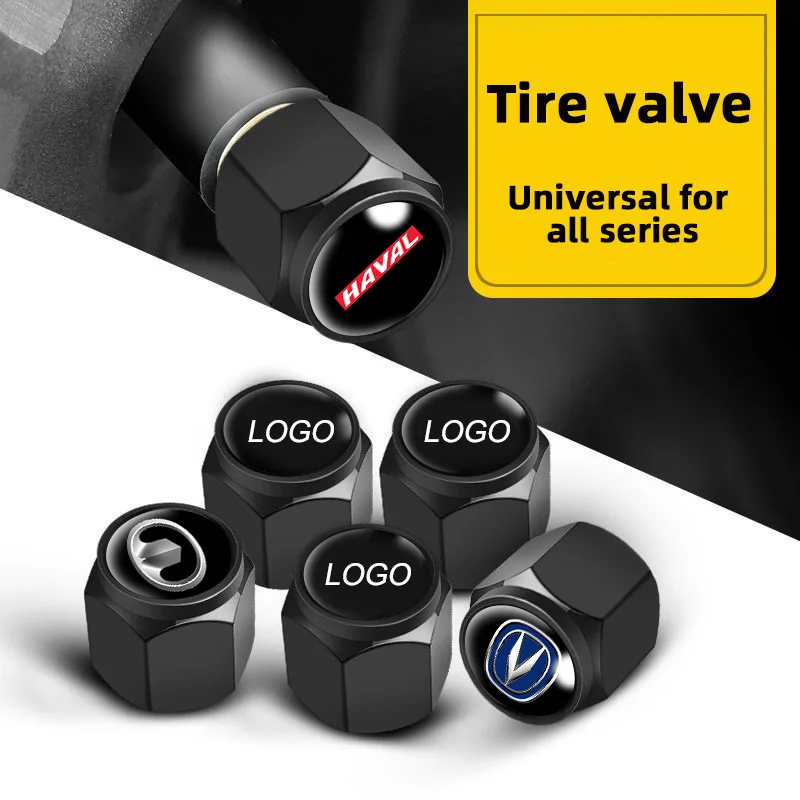 Car Wheel Tire Valve Caps For Hyundai I30 Tucson I20 I35 Ix25 Creta