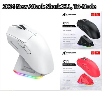 Attack Shark Wireless RGB Bluetooth & Gaming Mouse 1
