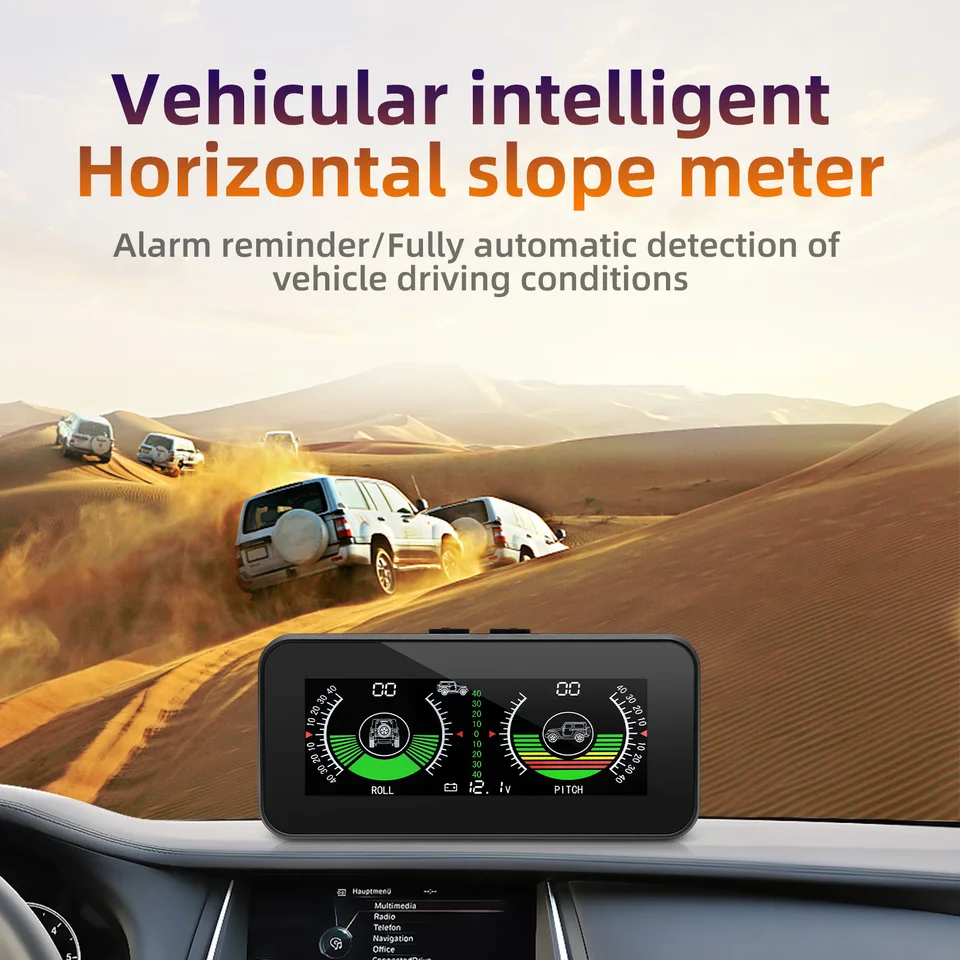Inclinomètre numérique universel pour voiture, affichage tête haute  automatique tout-terrain, angle d'inclinaison de pas de compteur de  négociation, X94, GPS, Hud, 4x4 - AliExpress