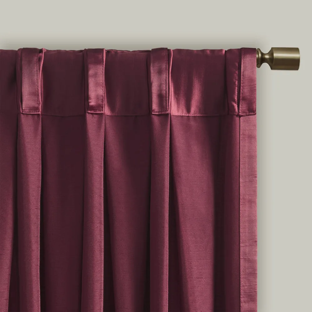 Pleat Curtain Panel with Tieback (Only 1 Pc Panel) 4