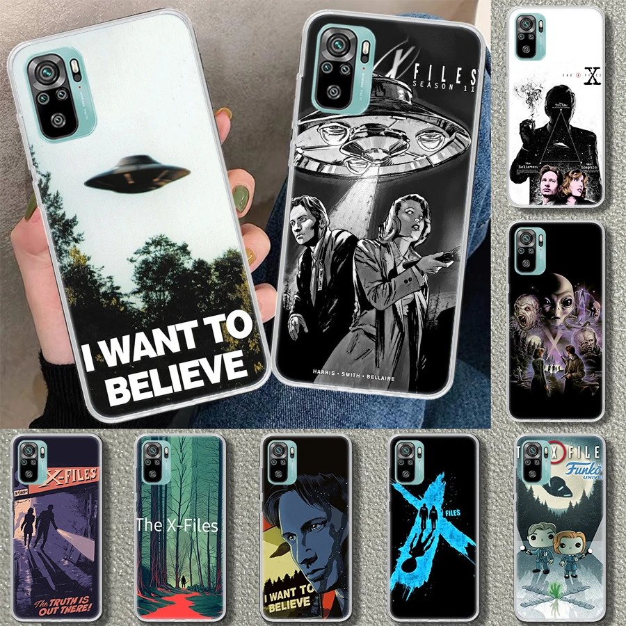 The X Files I Want To Believe Cover Per Telefono Per Xiaomi Redmi Note 12S 12 11 11S 11T 11E 10 Pro 10S 9 9S 9T 8 8T 7 Plus Print