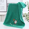 New Xmas Face Towel Christmas Decor Red Santa Claus New Year Gift Home Bathroom Washing Hand Face Towel Cloth Man Woman 3