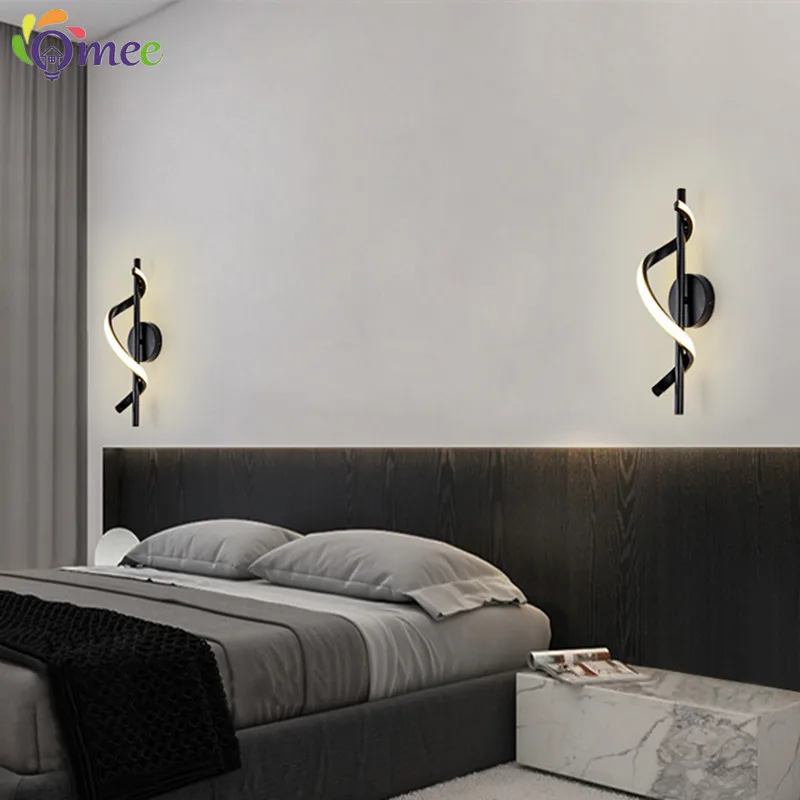Modern Minimalist LED Wall Lamp Home Indoor Decor wall Sconce For Living Room Bedroom Bedside Lustres Backgroud Light Decoration