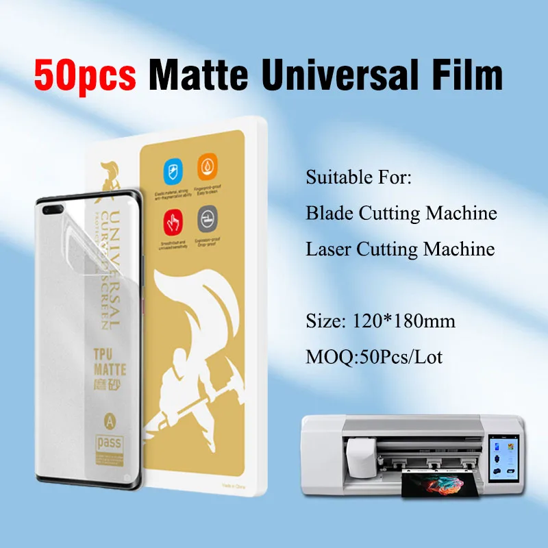 

50 шт., универсальная Гидрогелевая Защитная пленка для экрана телефона, 8 дюймов