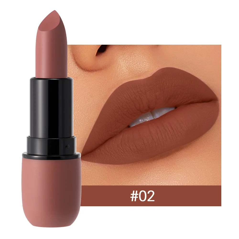 6 Farben Lippenstift Lippen Make-up Sexy Frau Samt Matt Lipgross Tönung für Lippen Langlebig Wasserdicht Antihaft-Cup Lippenkosmetik_voghion.com