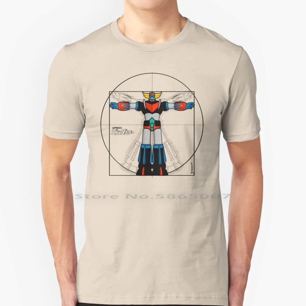 192 Vitru Grendizer T Shirt 100% Cotone Goldorak Go Nagai Super Robot Vintage Classic Anime Classic Manga Classic Robot Vector