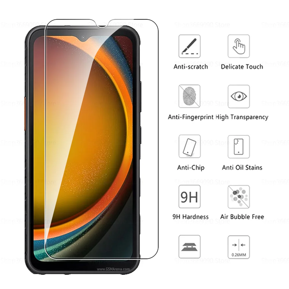 Premium Tempered Glass Screen Protector - 2 Pack, Safety Protective Film Cover