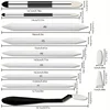 30pcs Sketching & Drawing Tool Kit - Includes Blending Stumps, Tortillions, Art Wipes, Scrapers & Dual-Tip Sponge Pens 2