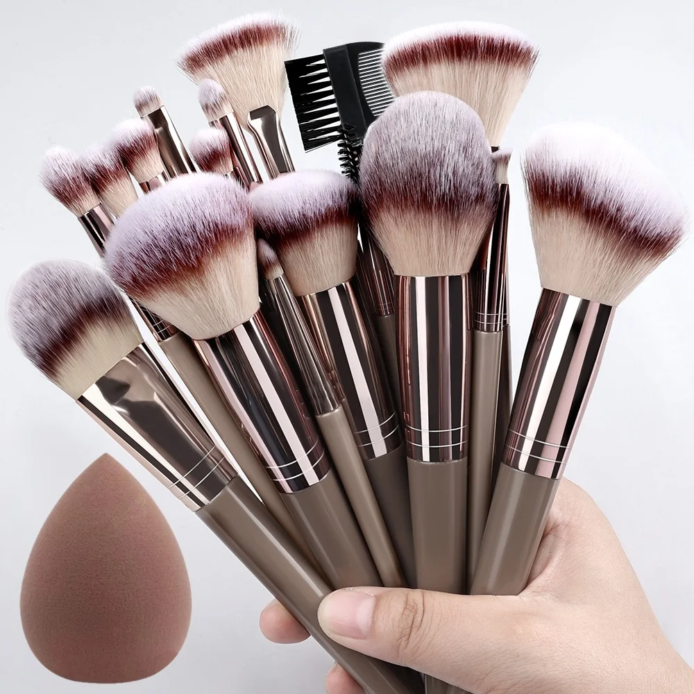 Professional Makeup Brush Set - Super Soft Brushes for Blush, Highlighter, Foundation, Concealer, and Eyeshadow