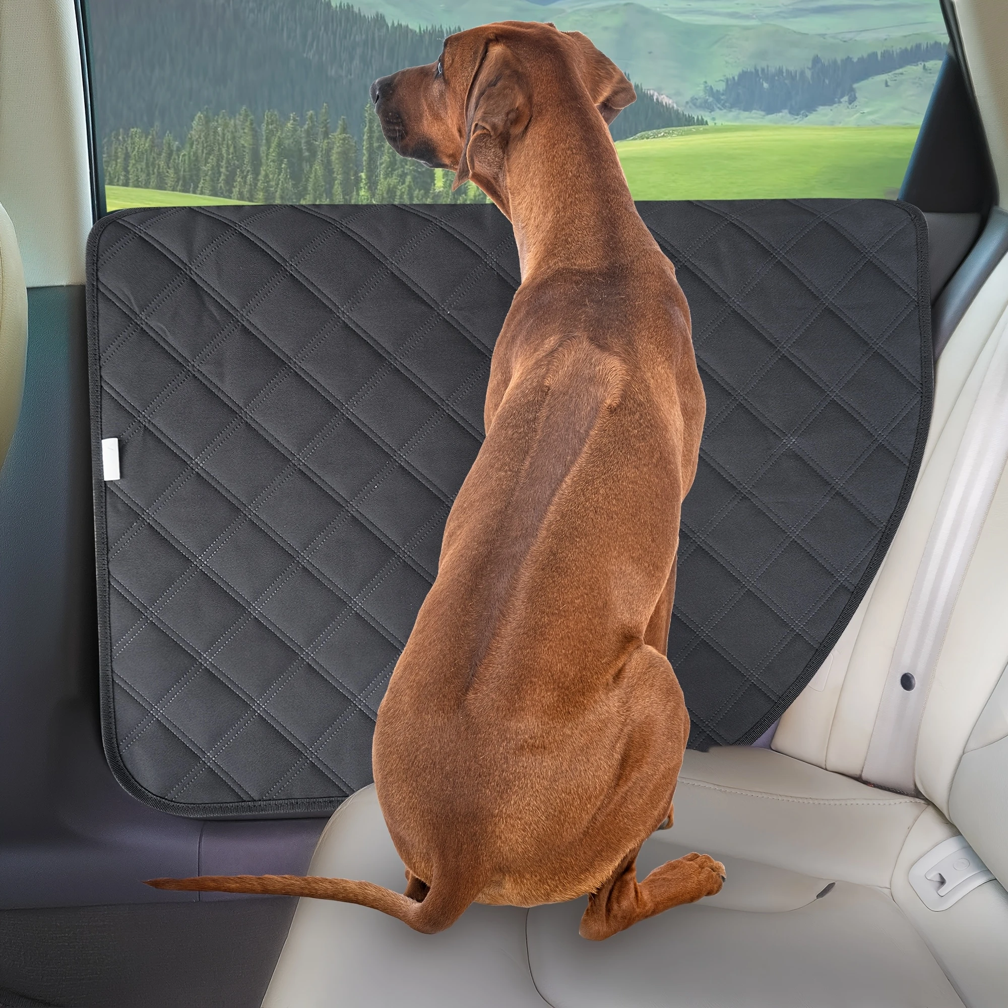 2pcs Pet Car Door Protector Dog Car Door Cover Vehicle Against