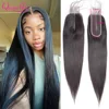 2x6 Lace Closure 14-26 inch Brazilian Straight Lace Closure 6 Inch Deep Part Closure Human Hair for Women Middle Part 1