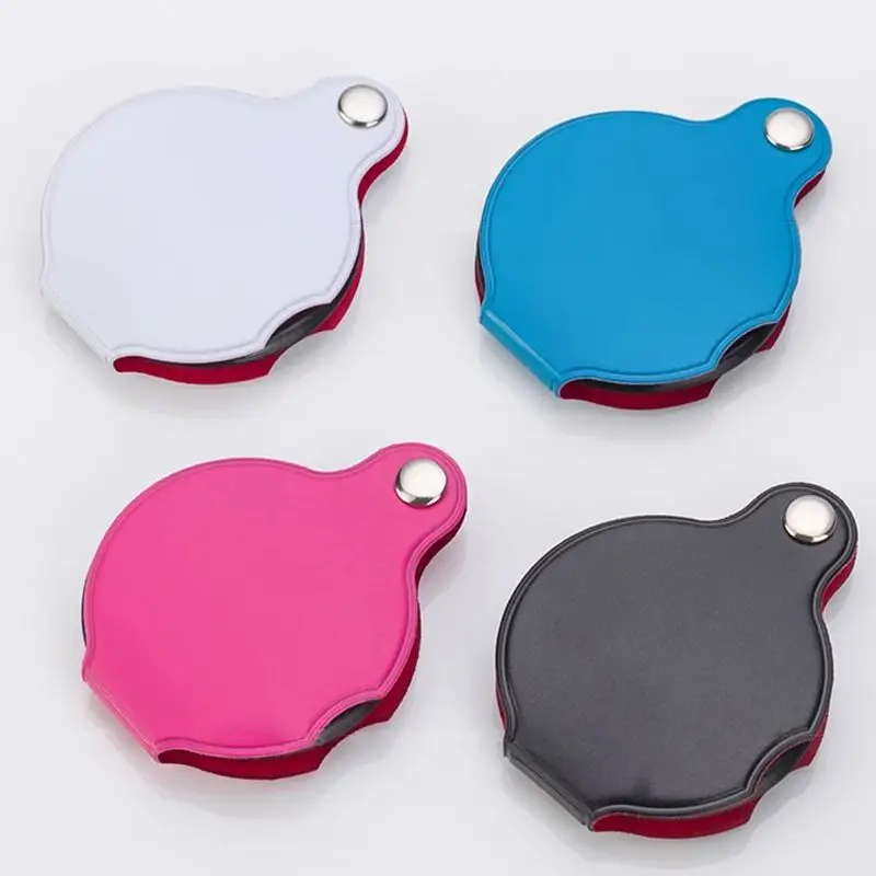 Portable Handheld 8X Magnifier Leather Magnifier Loupe Pocket Magnifying Glass Reading Monocle Jewelry Loupe Gift Glasses Lupe jewelry magnifier jewelry magnifying glass magnifying glass reading magnifier