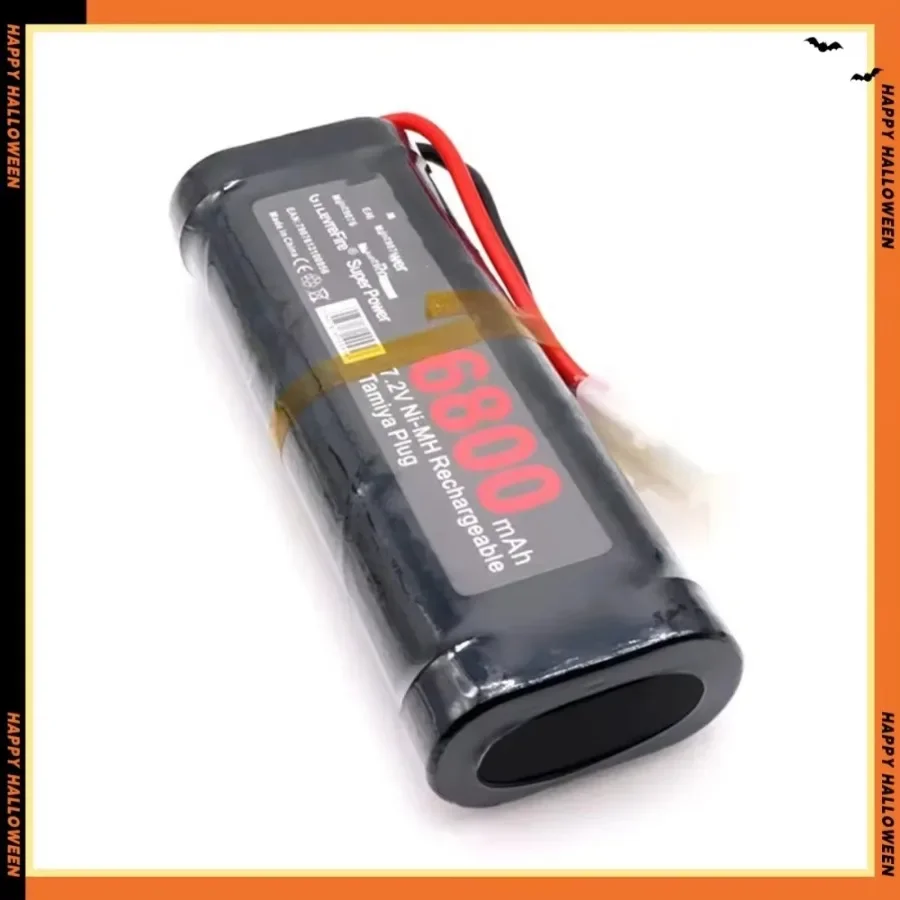 7.2V battery 6800mAh NiMH battery pack RCcar truck Bugibot tank ni mhBattery with Tamiya Connectors power supply